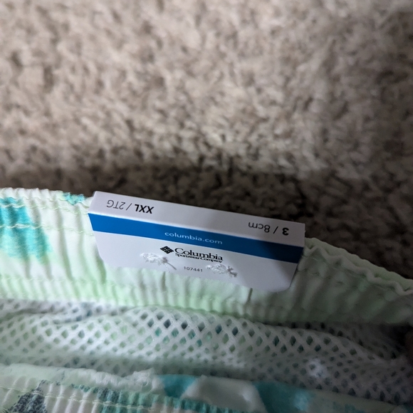 Women's Columbia Sandy Rive II 3" Printed Shorts Xxl - Picture 2 of 3